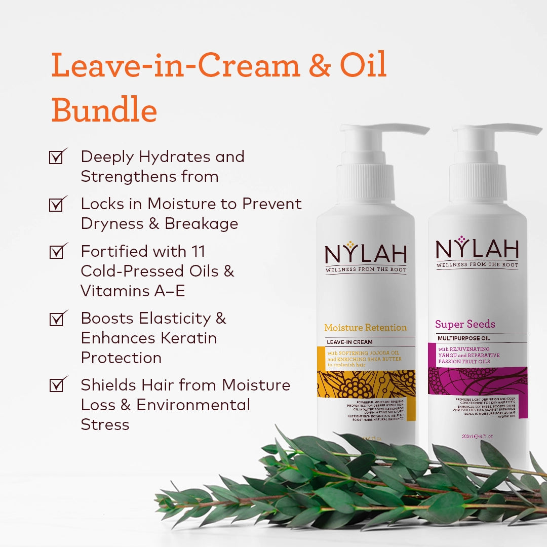 How to use Leave In Cream & Oil Bundle
