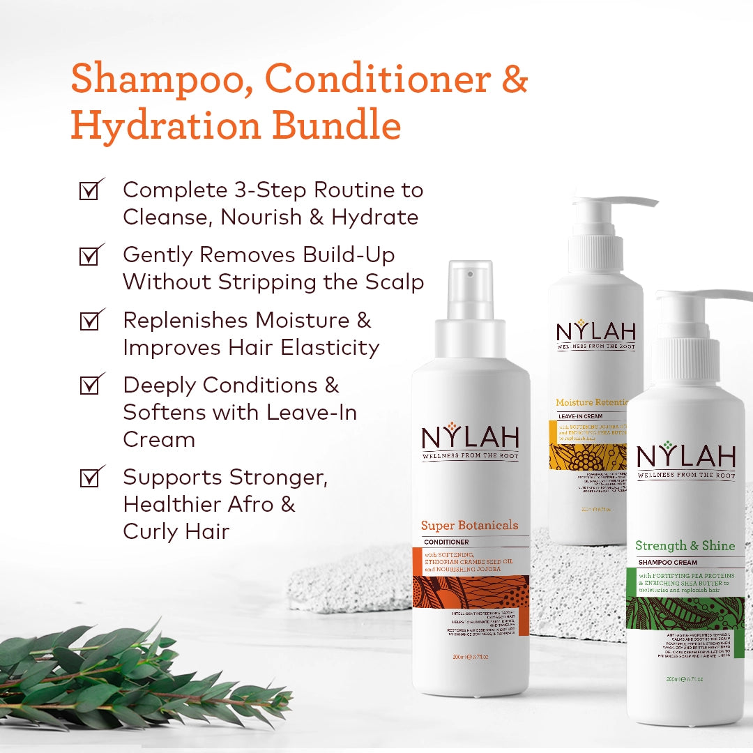 Shampoo, Conditioner & Hydration Bundle