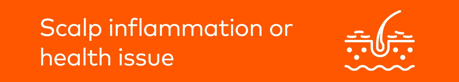 Scalp inflammation or health issue