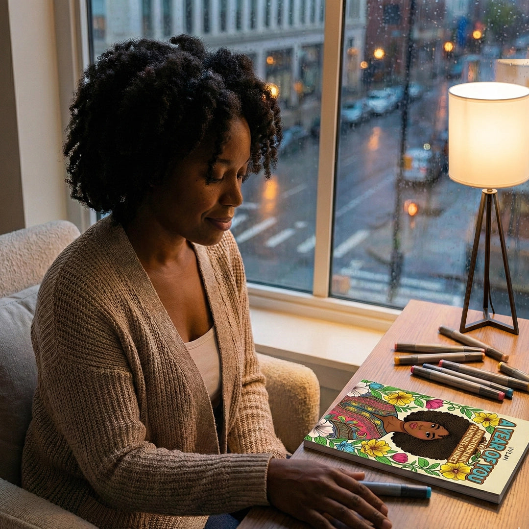 A Year Of You Colouring Book