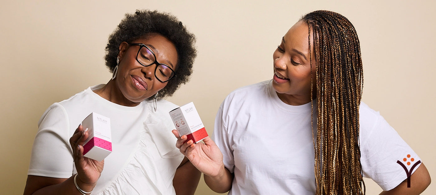 Two Women holiday Nylah's Naturals Thrive & Flourish Hair Growth Serums