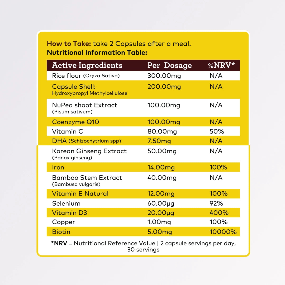 Day-Time Hair Nutrient Capsules
