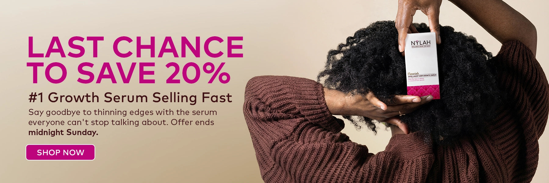 LAST CHANCE TO SAVE 20% OFF FLOURISH serum