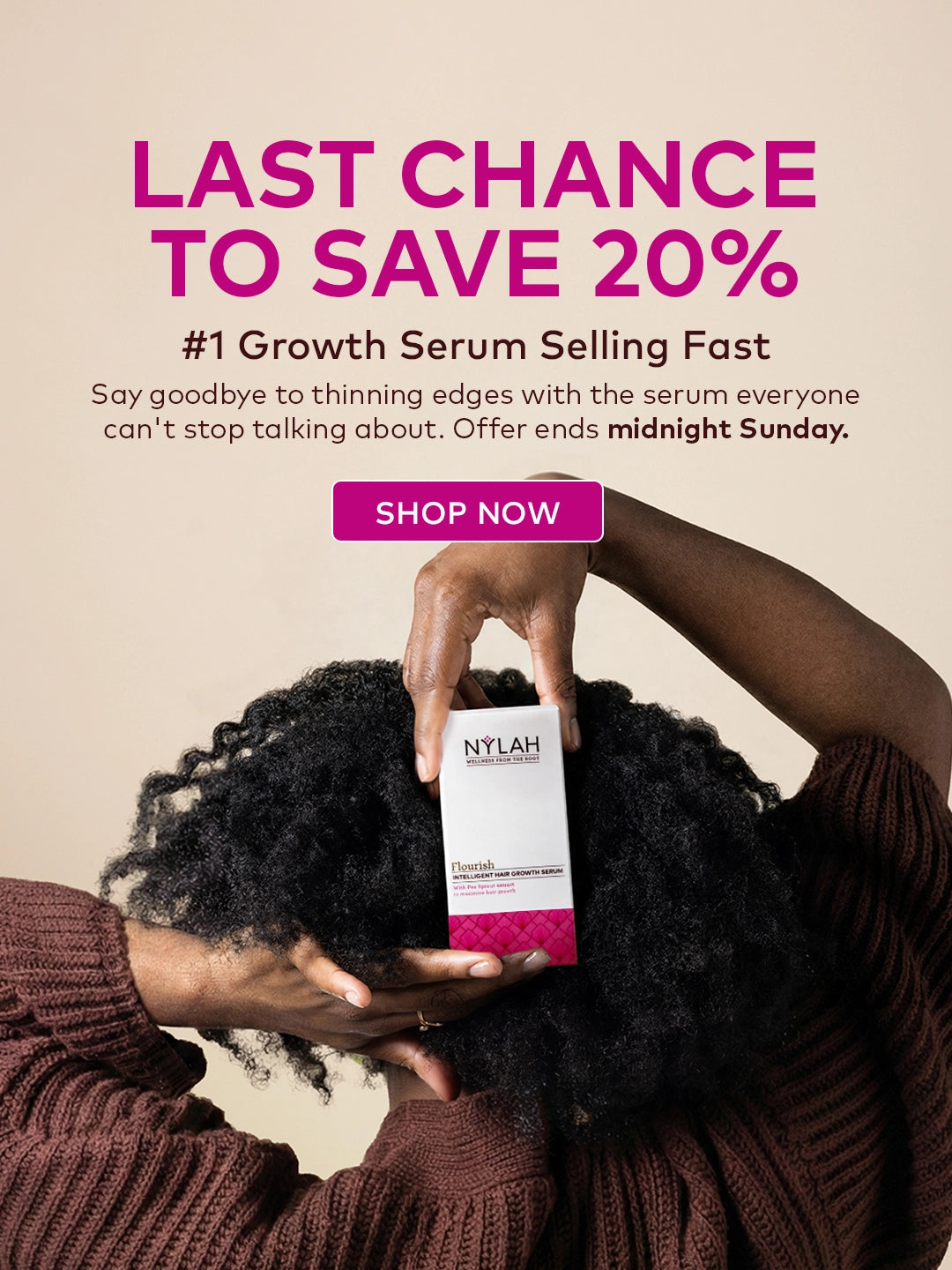 LAST CHANCE TO SAVE 20% OFF FLOURISH serum