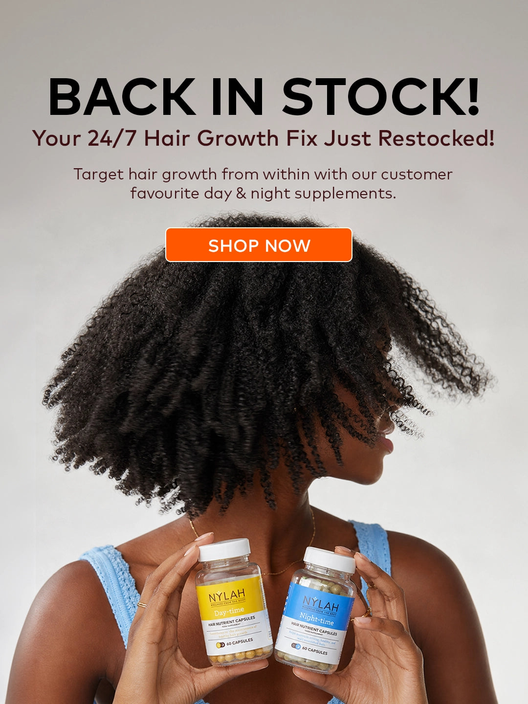 24 hour hair growth supplement set