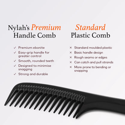 Premium Handle Detangling Comb