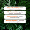 Deep scalp exfoliation for a cleaner, healthier base. 

Soft silicone bristles - gentle, hygienic, non-abrasive. 

Boosts circulation to support stronger growth. 

Enhances wash day and improves product absorption. 