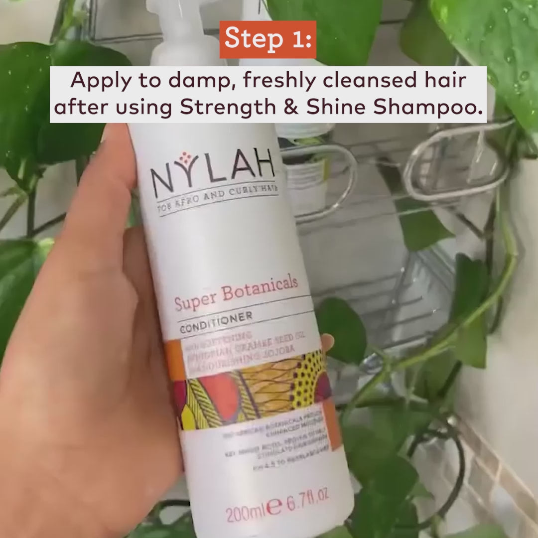 How to Use Super Botanicals Conditoner | Nylah's Naturals